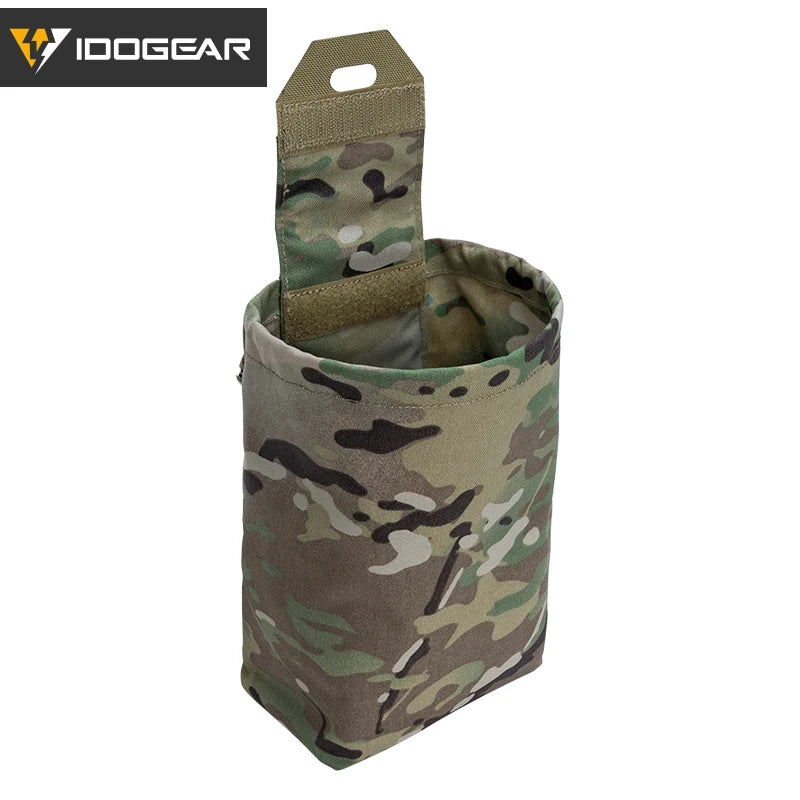 IDOGEAR Tactical Foldable Recycling Bag Dump Pouch MOLLE Drop Pouch durable Mini  35116