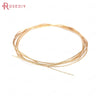 0.3MM 0.4MM 0.5MM 0.6MM 0.7MM 0.8MM 1MM 1.2MM 24K Gold Color Brass Make Shape Metal Wire High Quality Jewelry Accessories