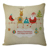 2025 New Year Christmas pillow case ,45x45cm, cushion cover home Christmas decoration pillow case