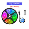 RGB 5050 LED Light Strip USB APP Control Color Changing Lights Flexible Lamp Tape Ribbon Diode Festival Party TV Desk Room Decor