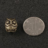 Cute Owl Brass Knife Bead EDC Outdoor DIY Paracord Woven Bracelets Accessories Lanyard Pendant Umbrella Rope Flashlight Hangings