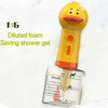 Yellow Duck Foam Pet Cleaning Machine Automatic Soap Dispenser For Cat Dog Smart Bathroom Liquid Soap Shampoo Cleaning Pet