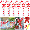 90CM Inflatable Christmas Candy Canes Inflatable Candy Sticks for Christmas Indoor Outdoor Decoration 2023 New Year Party Favors