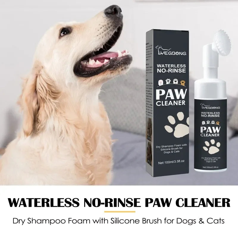 Paw Cleaner Dog Cat Fragrance-free Formula Traditional Bulky Foot And Paw Cleaner Ingredients Coconut Oil Gentian Root Glycerin