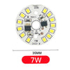 PaaMaa LED Bulb Patch Lamp SMD Plate Circular Module Light Source Plate For Bulb Light AC 220V Led Downlight Chip Spotlight LED