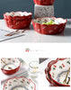 Retro Cherry For Home Delicate Complementary Food Steamed Egg Bowl Ceramic