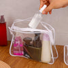 1/3pcs Transparent Storage Bags Women Makeup Cosmetic Cases Organizer Travel Waterproof Wash Pouch Holder Large Capacity PVC Bag