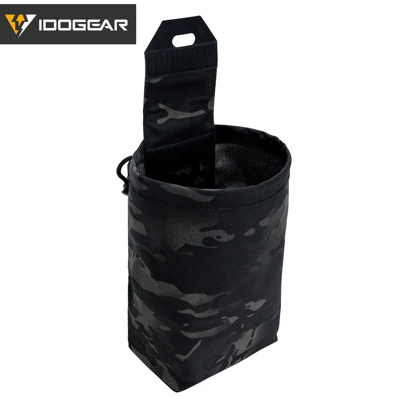 IDOGEAR Tactical Foldable Recycling Bag Dump Pouch MOLLE Drop Pouch durable Mini  35116