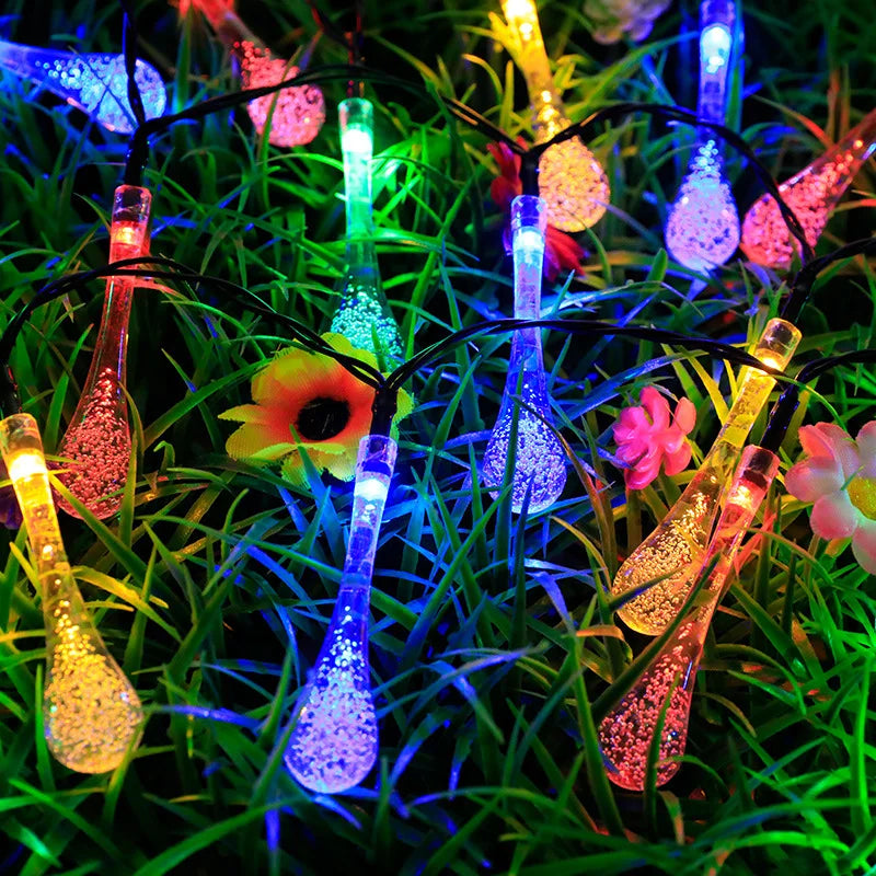 5M Solar String Lights Outdoor Waterproof Camping Patio Fairy String Lights Decor for Christmas Garden Backyard Balcony Porch