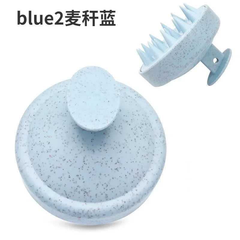 Silicone Shampoo Brush Head Scalp Massage Comb Hair Washing Comb Body Massage Brush Bath Shower Brush Salon Hairdressing Tool