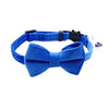 Suede Collar Bow Wear-resistant Lovely Comfortable Collar Collar Bell Velvet Dog Cat Small Adjustable Y5J7