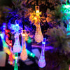 5M Solar String Lights Outdoor Waterproof Camping Patio Fairy String Lights Decor for Christmas Garden Backyard Balcony Porch