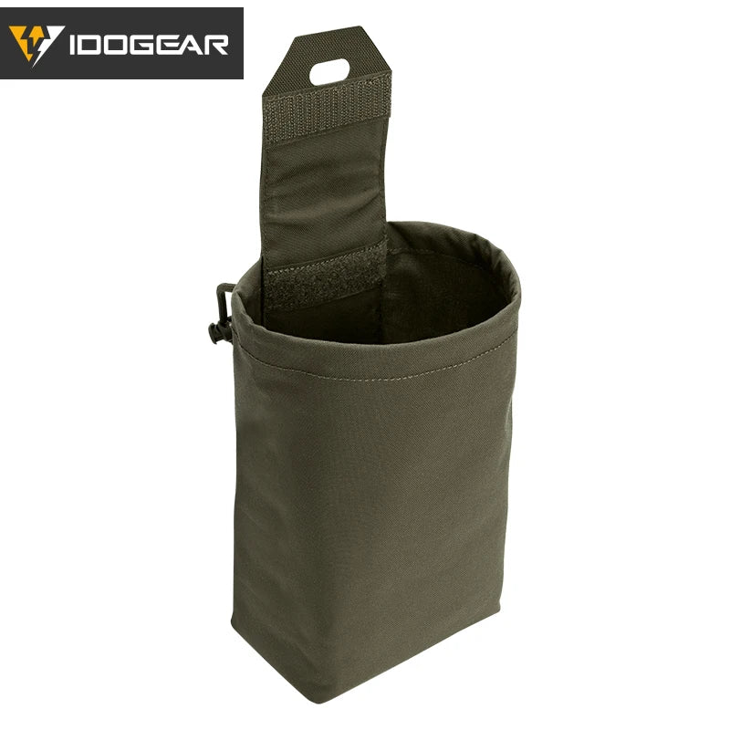 IDOGEAR Tactical Foldable Recycling Bag Dump Pouch MOLLE Drop Pouch durable Mini  35116