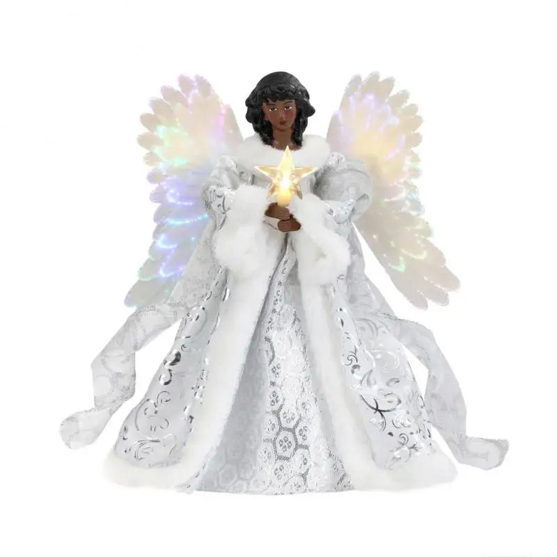 2025 Christmas Tree Topper Angel Fairy LED Light Up Three-dimensional Christmas Tree Top Decoration Ornament