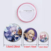 Honkai Star Rail Badge Himeko FuXuan Bailu Jingliu Topaz Game Figure Brooches Cosplay Cute Enamel Pins for Backpack Jewelry Gift