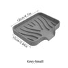 1 Pcs Silicone Soap Tray/Stand, Self-Draining Soap Pad,Multifunctional No-Punch Sink Tray Storage Rack for Bathroom Kitchen