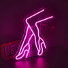 Sexy Lady Neon Sign Woman Body Pink Led Lights USB Powered Wall Light Up Signf For Home Bedroom Party Bar Night Club Room Decor