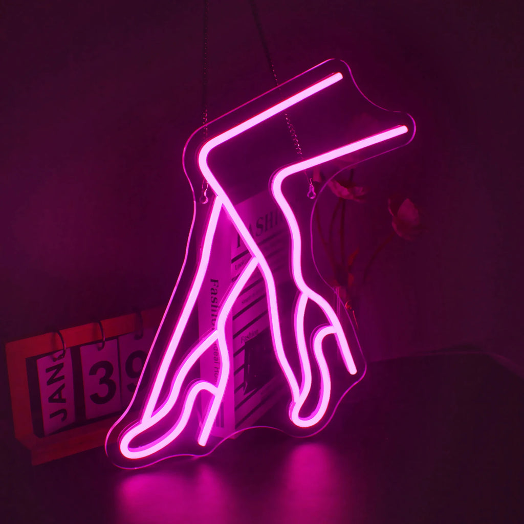 Sexy Lady Neon Sign Woman Body Pink Led Lights USB Powered Wall Light Up Signf For Home Bedroom Party Bar Night Club Room Decor