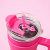 MINISO Barbie Collection Steel Cup with Straw (1600mL)