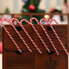 10/20Pcs Christmas Candy Canes Xmas Tree Acrylic Crutch Hanging Pendant Ornaments New Year Party Home Decoration Kids Toy Gifts