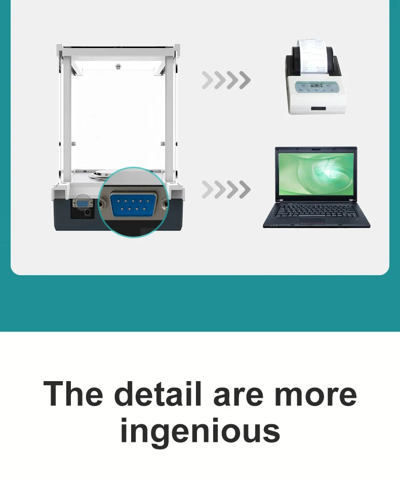 Laboratory Scales Analytical Balance Digital Microbalance Precision Electronic Balance Scale 120g 220g Range 0.0001g Resolution