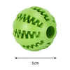 Pet dog toy dog chewing teeth cleaning treatment ball interactive sound elastic ball