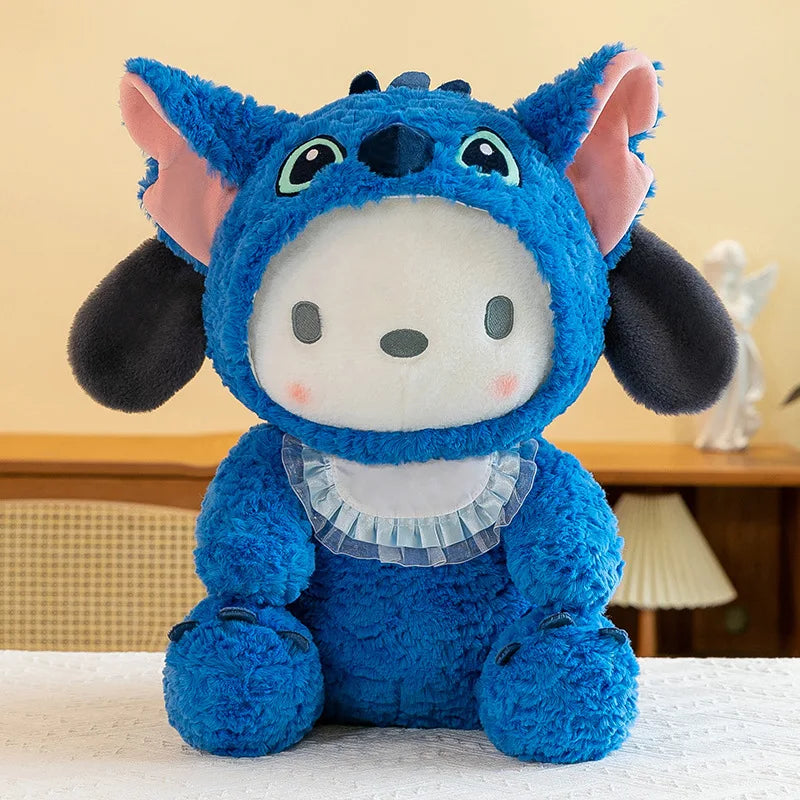 23cm Cute Big Ear Dog Hat Soft Fill Plush Toy Cat Stitch Jade Gui Dog Plush Doll Birthday Decoration Cloth Doll Children's Gift