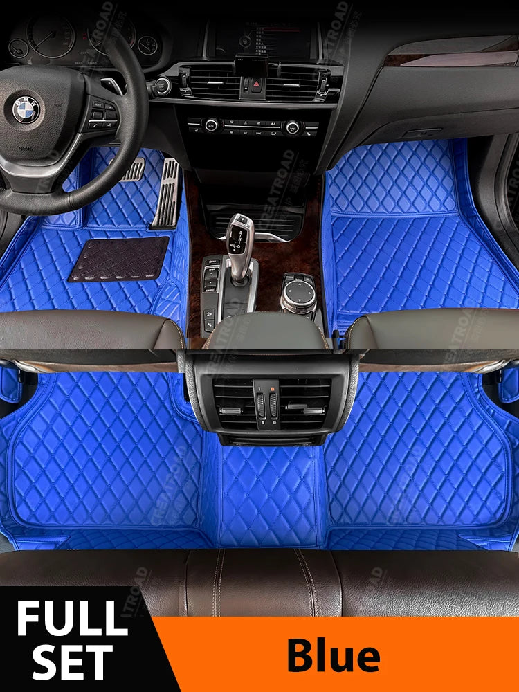 Car Floor Mats For VW Volkswagen Touareg 2011 2012 2013 2014 2015 2016 2017 2018 Custom Auto Foot Pads Interior Accessories