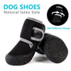 Soft Pet Shoes Spring Autumn Waterproof Rubber covered Sole Dogs Shoes Night Reflection Diving Fabric Light Leisure Dogs Boots