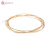 0.3MM 0.4MM 0.5MM 0.6MM 0.7MM 0.8MM 1MM 1.2MM 24K Gold Color Brass Make Shape Metal Wire High Quality Jewelry Accessories