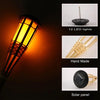 Solar Lamps LED Flame Effect Lamp Handcraft Bamboo Waterproof Garden Lighting Lawn Torches Yard Landscape Outdoor Light