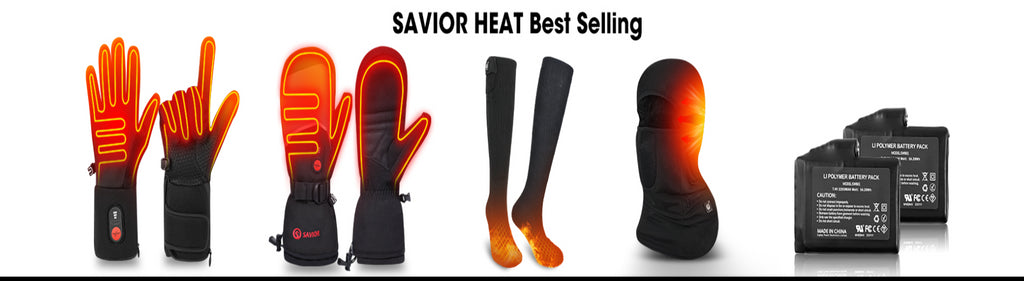 Savior Heat Heated Gloves For Women Electric Rechargeable Battery Heating Gloves for Winter Sports typing Work Gloves For Men