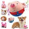 Active Moving Pet Plush Toy Bite Resistant Music Vibration Bouncing Ball Self-Moving Chewable for Dog Indoor Playing