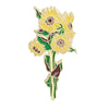 Flower Brooch Simulation Flower Plant Brooch Lily Tulip Sunflower Iris Morning Glory Lotus Clothing Brooch Badge Lapel Pins