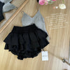 Sweet Style Ball Gown Spring Summer Gyaru Wrap Hip Pleated Skirt Sexy High Waist Hiphop Korean High Street Coquette New Trend