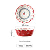 Retro Cherry For Home Delicate Complementary Food Steamed Egg Bowl Ceramic