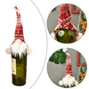 Christmas Supplies Tall Hat Faceless Doll Wine Bottle Christmas Ornaments Holder Santa Claus Wine Bag New Year'S Eve Decorations