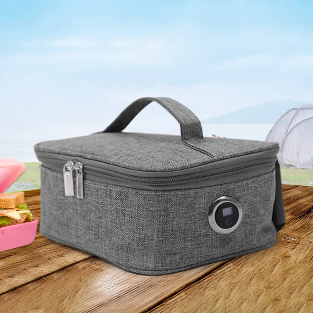 USB Electric Heating Bag Food Warmer Car Travel Camping Heater Container Packet Thermal Bag Electric Lunch Box for Office School