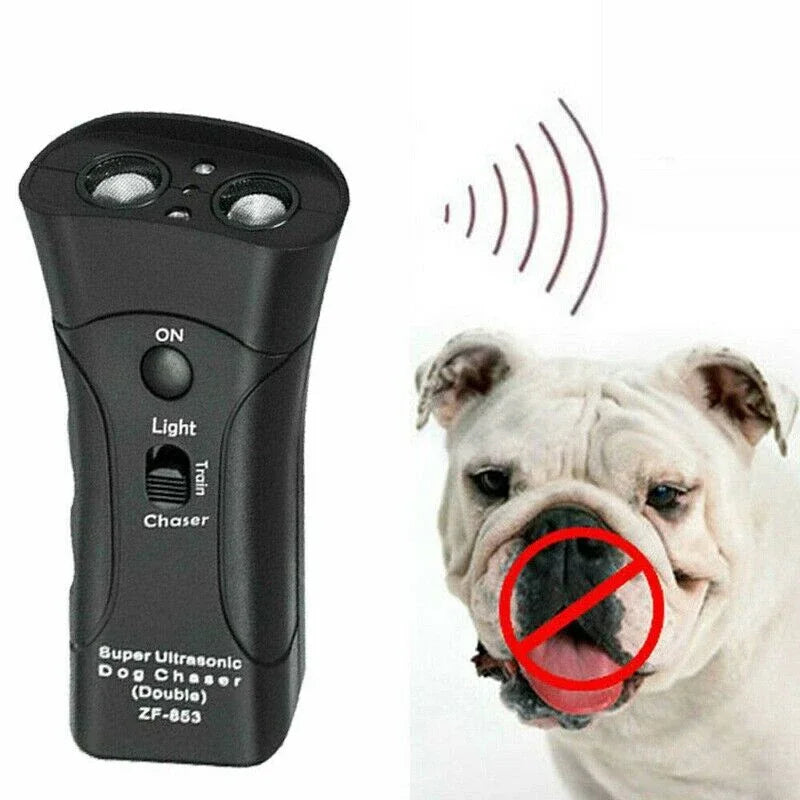 Ultrasonic Dog Trainer Device Electronic Dog Deterrent/Dog Barking Control Devices Training Tool Stop Barking Sonic Dog Repeller