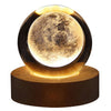 Unique USB Night Light with Galaxy and Planetary Projections 3D Crystal Ball Lamp for Cozy Atmosphere plasma ball Night Light