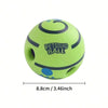 Interactive Dog Toy, Fun Giggle Sounds When Rolled or Shaken Rolling Pet Balls to Grind Teeth and Relieve Boredom