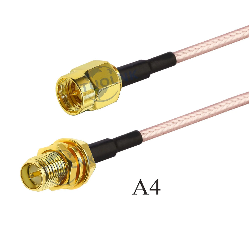 RG316 Cable SMA Male to RP SMA Male/Female Nut Bulkhead Extension Coax Jumper Pigtail WIFI Router Antenna RF Coaxial Cable