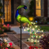 Solar Powered LED Lawn Light Peacock Waterproof Fairy Garden Decorative Lighting For Pavilion Yard Landscape Garden Lawn Lights