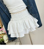 Sweet Style Ball Gown Spring Summer Gyaru Wrap Hip Pleated Skirt Sexy High Waist Hiphop Korean High Street Coquette New Trend