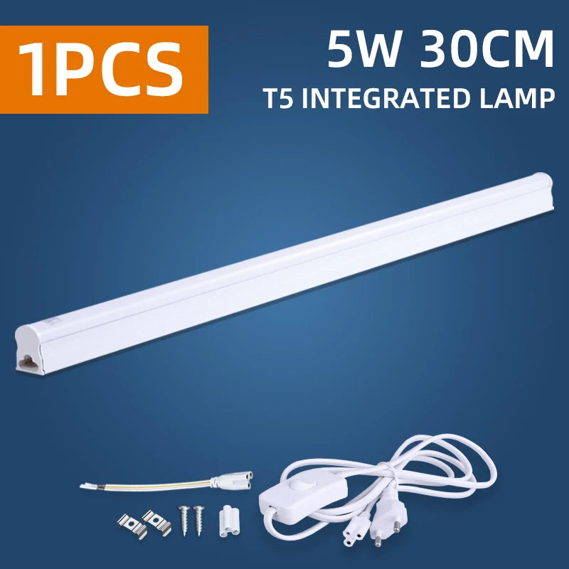 LED Kitchen Light Under Cabinet 10W 20W Led Tube Bar Wall Lamp Ultra Thin Home Bedroom Kitchen Closet Indoor Lighting 220V Room