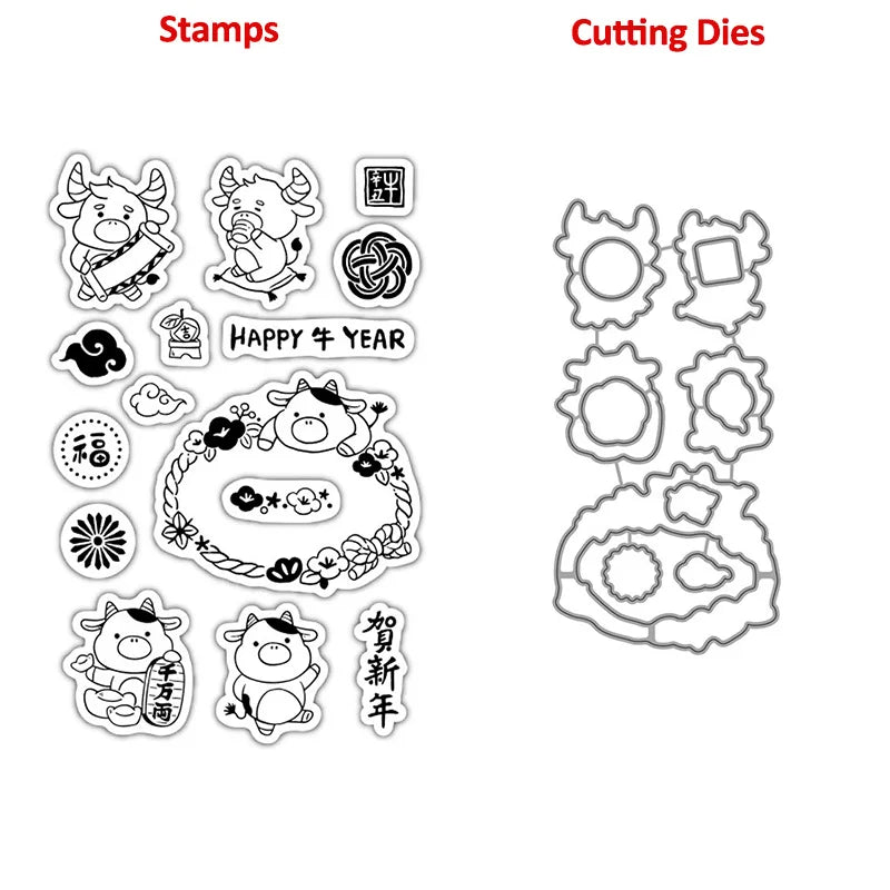 Clearance Stamps Cute Animals Merry Christams Transparent Clear Stamps for DIY Scrapbooking Paper Cards Link 4