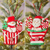 Christmas Soft Pottery Pendant Cute Angel Candy Tree Hangable Charm Ornament for Indoor Outdoor Garden Yard Xmas Tree Decors