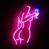 Sexy Lady Neon Sign Woman Body Pink Led Lights USB Powered Wall Light Up Signf For Home Bedroom Party Bar Night Club Room Decor