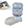 3.8L Pet Automatic Feeder Waterer Food Water Dispenser Large Capacity Cat Dog Bowl Pets Supplies