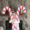 90CM Inflatable Christmas Candy Canes Inflatable Candy Sticks for Christmas Indoor Outdoor Decoration 2023 New Year Party Favors